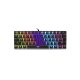 WHITE SHARK GK-2202-2B/R-US ASHIKO-2/B/R-US fekete mech. bill. angol, 61 piros kapcs