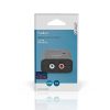Nedis ACON2508BK, analóg - digitális audio konverter, 2x RCA bemenet - digitális koax / toslink kimenet