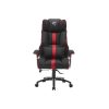 WHITE SHARK WS LE MANS LE MANS fekete/piros gamer szék, puha nyak, fej és hát párnák, lélegző felület, 120 kg-ig