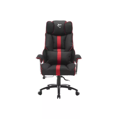 WHITE SHARK WS LE MANS LE MANS fekete/piros gamer szék, puha nyak, fej és hát párnák, lélegző felület, 120 kg-ig