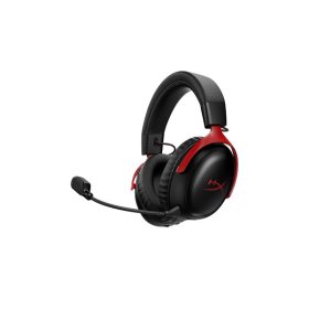   HP HYPERX vezeték nélküli gaming fejhallgató Cloud III S - fekete/piros