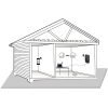 Nedis ANOR5G20WT Beltéri és kültéri antenna, 3G / 4G / 5G, 698 MHz -5000 MHz, Nyereség: 6 dB