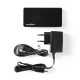 Nedis UHUBU2730BK aktív 7 portos USB HUB, USB 2.0, 5V táp