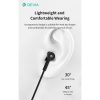 Devia Smart Series M1 Metal In-Ear sztereó fülhallgató - USB-C (Type-C), fekete