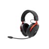 White Shark FOX-B, GH-2445B, gamer fejhallgató, mikrofonnal, fekete