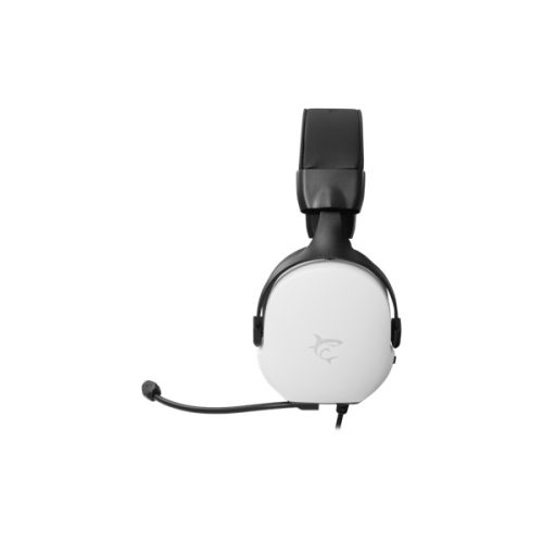 White Shark FOX-W, GH-2445W, gamer fejhallgató, mikrofonnal, fehér
