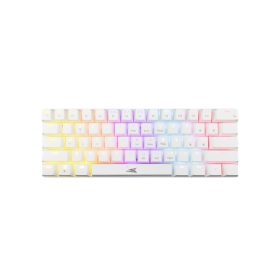  Baracuda DOLPHIN-W/R-US, BGK-03211W/R-US  fehér mechanikus gamer billentyűzet piros kapcsolóval, angol