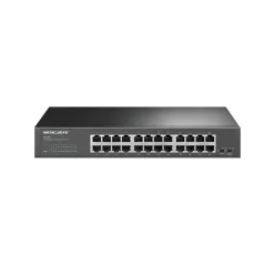   MERCUSYS Switch 24x1000Mbps, Fémházas Asztali/Rackes, MS124GS
