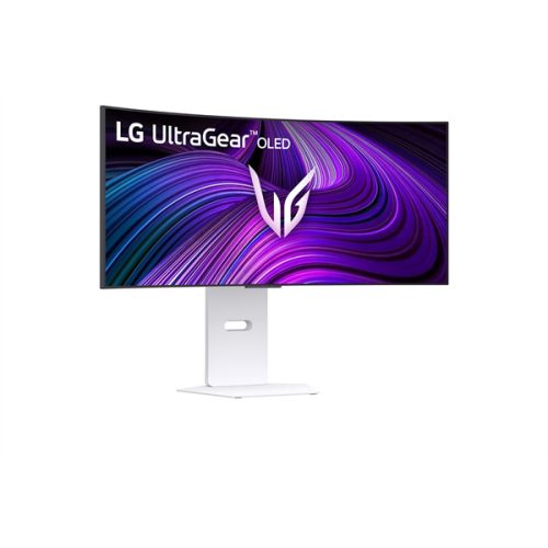 LG OLED Gaming 240Hz ívelt smart monitor 34" 34GX90SA, 3440x1440, 21:9, 275cd/m2, 1ms, HDMIx2/DP/USBx2/USB-C/RJ-45