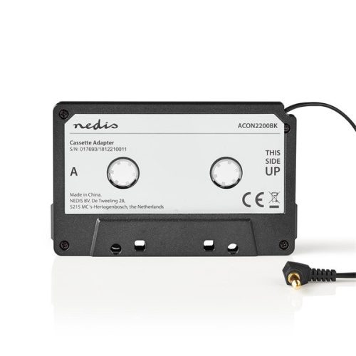 Nedis ACON2200BK autórádió kazetta dapter (adapter kazetta)
