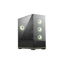   MSI Ház ATX PANO 110R PZ, 4xARGB ventilátor, Tápegység nélkül, üvegfalú, fekete