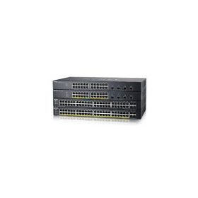   ZYXEL Switch 48x1000Mbps + 4x10G SFP+, Fémházas Menedzselhető, Rackes, XGS1935-52-EU0101F