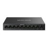 MERCUSYS Switch 8x100Mbps(8xPOE+) + 2xLAN(1000Mbps), Fémházas Asztali/Rackes, MS110CMP