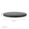 Nedis WCHAQ15W110BK vezeték nélküli (indukciós) QI töltő 15 W, 2 A
