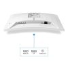 Philips EVNIA 180 Hz ívelt monitor 27", 27M2C5501/00  2560x1440, 16:9, 1ms, 300 cd/m2, HDMIx2/DisplayPort