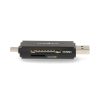 Nedis CRDRU2110BK USB2.0 - USBC kártyaolvasó microSD (TF) / microSDHC (TF) / microSDXC (TF) / SD / SDHC / SDXC