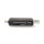 Nedis CRDRU3110BK USB3.2 Gen1 - USBC kártyaolvasó microSD (TF) / microSDHC (TF) / microSDXC (TF) / SD / SDHC / SDXC