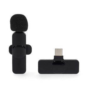   Nedis MICW110BK vezeték nélküli mikrofon, használható Notebook / Okostelefon / Tablet,  USB Type-C™