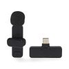 Nedis MICW110BK vezeték nélküli mikrofon, használható Notebook / Okostelefon / Tablet,  USB Type-C™