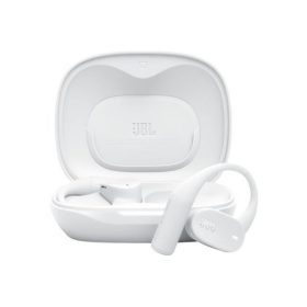   JBL SENSE LITE WHT , True Wireless Open IP54, fülhallgató, fehér, 4 mikrofon, 32 óra lejátszási idő, por / vízálló