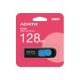 ADATA Pendrive 128GB, UV128 USB 3.2, Fekete-kék