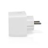 Nedis WIFIP121FWT okos konnektor, Wi-Fi, IP21, 16A, 3680W, fogyasztásmérő, Android™ / IOS