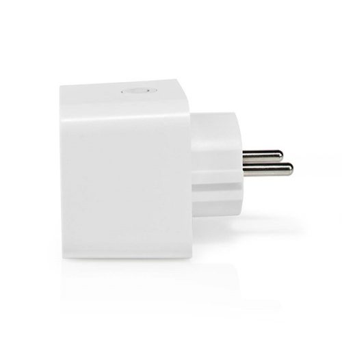 Nedis WIFIP121FWT okos konnektor, Wi-Fi, IP21, 16A, 3680W, fogyasztásmérő, Android™ / IOS