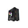 DEEPCOOL Ház Micro ATX CC360 ARGB Tápegység nélkül, Fekete Üvegfalú
