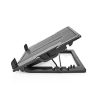Nedis NBCR200BK notebook hűtő, 18", 2 X 140mm ventilátor, LED, 1200 rpm