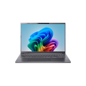   ACER Aspire A16-52M-515Y, 16" WUXGA, Intel Core Ultra 5 226V, 16GB, 1TB SSD, UMA, Win11 Home, acélszürke