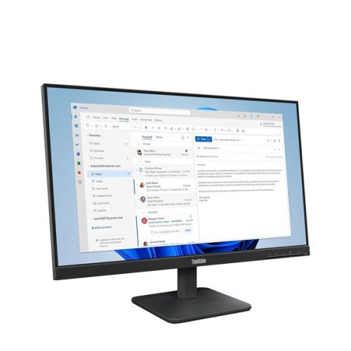 LENOVO Monitor - ThinkVision S24-4e, 23.8" FHD 1920x1080 IPS, 16:9, 1300:1, 250cd/m2, 4ms, HDMI, VGA