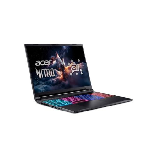 ACER Nitro ANV16S-61-R5Z4, 16" WQXGA IPS, AMD Ryzen AI 7 350, 16GB, 1TB SSD, GeForce RTX 5060, DOS, fekete
