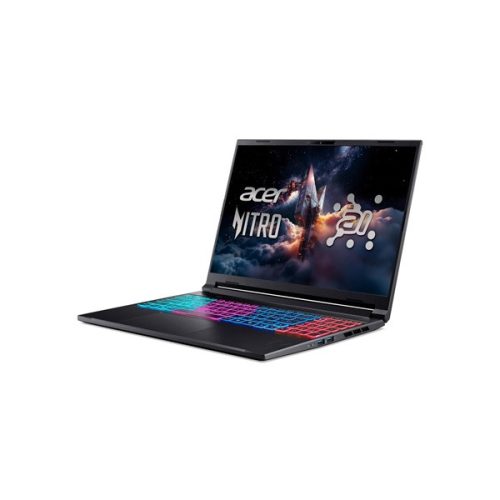 ACER Nitro ANV16S-61-R5Z4, 16" WQXGA IPS, AMD Ryzen AI 7 350, 16GB, 1TB SSD, GeForce RTX 5060, DOS, fekete