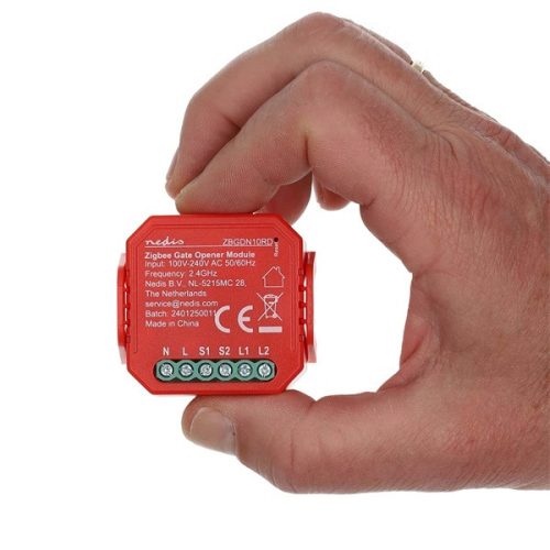 Nedis ZBGDN10RD smart Garázskapu-nyitó | 2,5 W | Terminál csatlakozás | Alkalmazás elérhető: Android™ / IOS