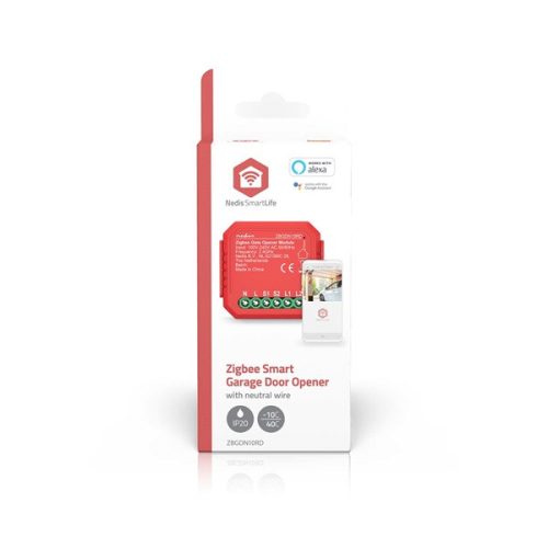 Nedis ZBGDN10RD smart Garázskapu-nyitó | 2,5 W | Terminál csatlakozás | Alkalmazás elérhető: Android™ / IOS