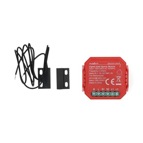 Nedis ZBGDN10RD smart Garázskapu-nyitó | 2,5 W | Terminál csatlakozás | Alkalmazás elérhető: Android™ / IOS