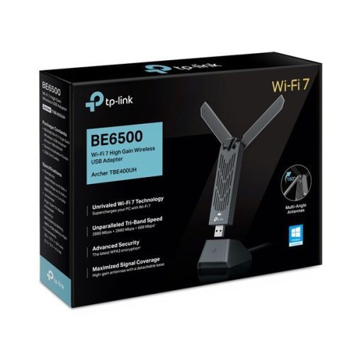 TP-LINK Wireless USB Adapter Dual Band BE6500, ARCHER TBE400UH