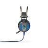 Nedis GHST500BK USB gamer headset, 7.1 térhatás, LED világítás, 2,1m kábel