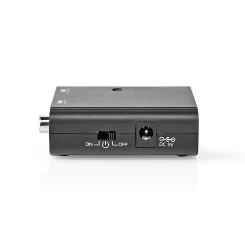 Nedis ACON2505BK digitális audió konverter, digitális koax bemenet,  toslink optikai kimenet