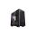 DEEPCOOL Ház Mini-ITX/Micro-ATX MATREXX 40 3FS Tápegység nélkül, Fekete, Üvegfalú