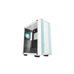   DEEPCOOL Ház ATX CC560 WH V2 Tápegység nélkül, Fehér Üvegfalú