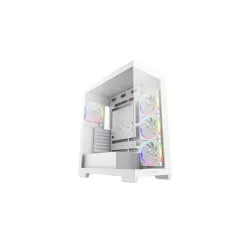   DEEPCOOL Ház ATX CG580 4F V2 WH Tápegység nélkül, Fehér Üvegfalú