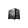 DEEPCOOL Ház ATX CG530 4F, Tápegység nélkül, Fekete, Üvegfalú
