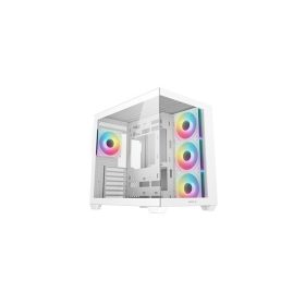   DEEPCOOL Ház ATX CG530 4F WH Tápegység nélkül, Fehér Üvegfalú