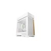 DEEPCOOL Ház ATX CL6600 WH Vízhűtéssel, Tápegység nélkül, Fehér, Üvegfalú