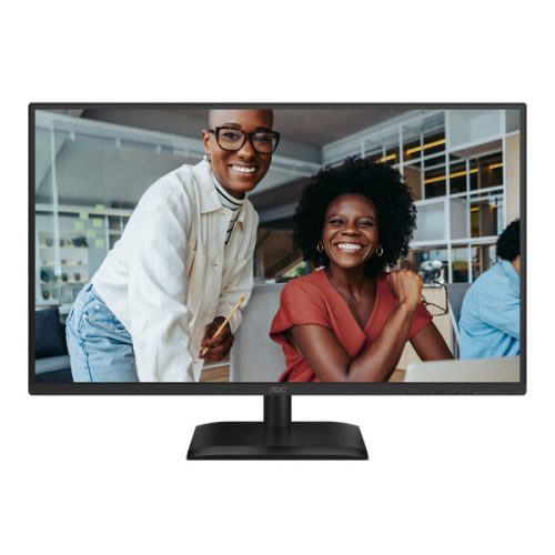 AOC IPS monitor 27" Q27E4U 2560x1440, 16:9, 350cd/m2, 4ms, HDMI/DisplayPort/4xUSB, hangszóró, 120 Hz, áll.mag., pivot