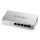 ZYXEL Switch 5x1000Mbps (4xPOE+), Fémházas Asztali, GS1200-5HPV3-EU0101F