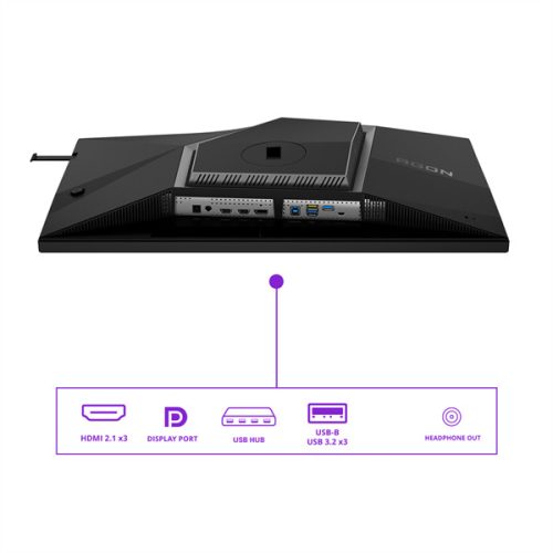 AOC IPS 360Hz Gaming monitor 27" AG276QSG2, 2560x1440, 16:9, 450cd/m2, 1ms, DP/3xHDMI/3xUSB-A/USB-B, hangszóró