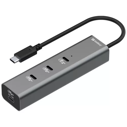 SANDBERG USB-C Port, 5-in-1 MediaDock