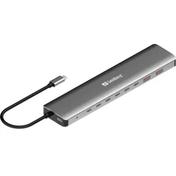 SANDBERG USB-C to 8xUSB-C+2xUSB-A 100W